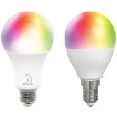 Deltaco – RGB-älylamppu, E14, 2,4GHz, 5W, 470lm (SH-LE14G45RGB)