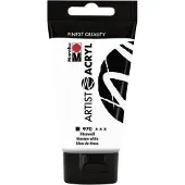 Taidepiste Marabu Artist akryyli 970 titanium white 75ml