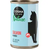 Cosma 6x140g Nature lohi kissan märkäruoka