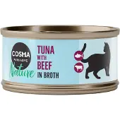 Cosma 24x70g Nature tonnikala & nauta Kissanruoka