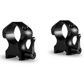 Hawke Precision Steel Ring Mounts 1" 2 Piece Weaver High Lever