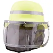 Generique Fireman's helmet with visor