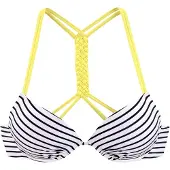 Venice beach Bikinitoppi keltainen / musta / valkoinen