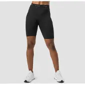 ICANIWILL Define Seamless Logo Biker Shorts Black Xs