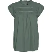 Vero Moda Pusero 'Debbie' tummanvihreä