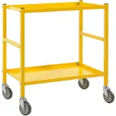 Konga Mekaniska Rullapöytä KM5100, 690x430x750 mm, 150 kg, keltainen, polyuretaani