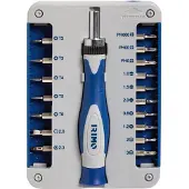 Irimo Räikkäruuvimeisseli 5/32", sarja, sis. 17 kärkeä