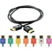 Kramer C-HM/HM/PICO/GR-3 - green 0,9m HDMI-Cable Ultra?Slim Flexible High?Speed HDMI Cable with Ethernet