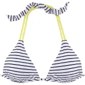 Venice beach Bikinitoppi keltainen / musta / valkoinen