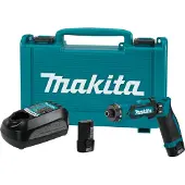 Makita DF012DSE akkuruuvinväännin 5,6 N·m 7,2 V, 2 kpl 1,5 Ah akkua