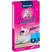 Vitakraft 24x15g Cat Liquid-Snack Salmon + Omega 3 kissalle