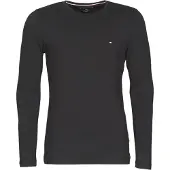 Tommy Hilfiger Paita 'Long Sleeve Slim' laivastonsininen / punainen / valkoinen