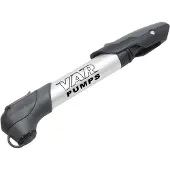 VAR Telescopic Mini Pump Musta,Hopeinen 80 Psi