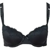 Hunkemoller Secret Lace Padded Underwired Bra - Black - 70 A