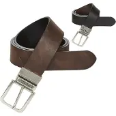 Levi's for man. 77134-2086 Brown Reversible Core leather belt (85 cm), Casual