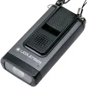 Led Lenser K6R Safety, keychain flashlight with alarm, grey