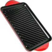Le Creuset La Fonte enamel rectangular grill pan 32 cm, red