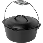 Lodge Dutch Oven with spiral handle L8DO3, contents approx. 4.7 L