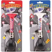 John Toy Bike Fun metal bikehorn fire / police - assorted
