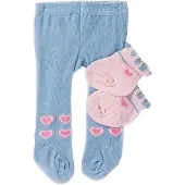 Heless Doll Tights with Socks - Blue 35-46 cm