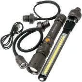 Led Lenser Ledlenser Worker's Friend rechargeable work light with 4 attachments, 280 lumens