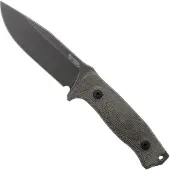 Lionsteel M5 PVD veitsi, green canvas micarta