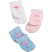 Heless Doll socks - 3 pairs 28-35 cm
