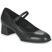 Camper for woman. K200694-001 Katie black leather shoes -Height heel: 5,1cm (39), 5 to 8 cm, Buckle, Casual, Party, Classic