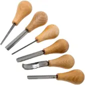 BeaverCraft Tools Palm Chisel Wood Carving Set SC05, wood carving set