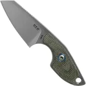 MKM-Maniago Knife Makers Mikro 2 kaulaveitsi, green canvas micarta