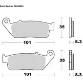 Louis Parts Orgaaniset jarrupalat erilaisia malleja