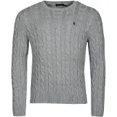 Ralph Lauren Cable-Knit Cotton Sweater - Grey - XS