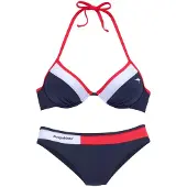 Kangaroos Bikini laivastonsininen / vaaleanpunainen / valkoinen