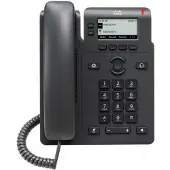 Cisco Phone 6821 VoIP phone Black 2 lines