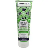 Human+kind 2in1 shampoo + vartalonpuhdistus greippi - 250 ml