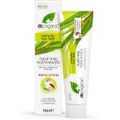 Dr Organic Hammastahna - Dr.Organic - Teepuu - 100ml - Vegaani - Sekä