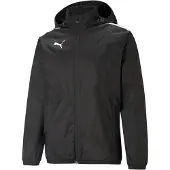 Puma Urheilutakki 'teamLIGA' musta / valkoinen