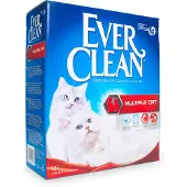 Ever Clean - Multiple Cat - Cat Litter 10 L - Kissat - Kissanhiekka ja kuivikkeet - Paakkuuntuva kissanhiekka
