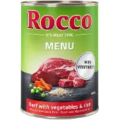 Rocco 6x400g Menu nauta koiranruoka