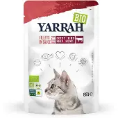 Yarrah 14x85g Fillets in Sauce luomunauta Bio -kissanruoka