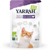 Yarrah 14x85g Fillets in Sauce luomukalkkuna Bio -kissanruoka