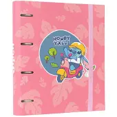 Disney Stitch 4-ring Binder Monivärinen