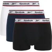 Reebok Bokserishortsit 'Barlow' laivastonsininen / punainen / musta / valkoinen
