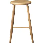 FDB Møbler J27C baarijakkara, 65 cm, lakattu tammi