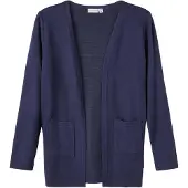 Name it Nkfvicti Ls Knit Card L Noos - Blue - 104