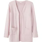 Name It Kids Nkfvicti Ls Knit Card L Noos - Pink - 116
