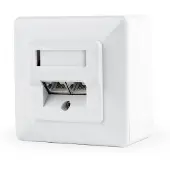 24hShop Ulkoinen CAT6 STP -verkkopistorasia - 2 Porttia