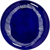 Serax Feast lautanen, M, 2 kpl, sininen - valkoinen