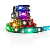 Nedis SmartLife -LED-valonauha, lämmin valkoinen + RGB, bluetooth, 2 m