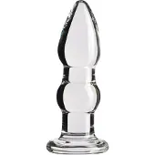 Sinful Groove Iso Lasinen Anustappi 13,3 cm - Clear